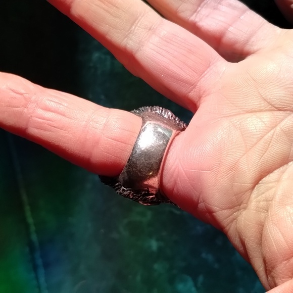 🖤Rebel 13 🖤 HALLOWEE🖤 SOLID  Sterling Silver biker Michael Meyers Ring Size 8 - Picture 8 of 11